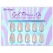 Buy Bartbox Glitter Press-On Nails - 30 Almond-Shaped Artificial Nails with Glue - Glossy Yellow False Nails for Women & Girls - Buy Online on GoSupps.com
