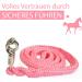 Lead Rope with Panic Hook for Horses & Ponies - 1.60m Neon Pink Tie Rope in Stylish Designs - Buy Online on GoSupps.com