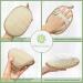 2 Pack Natural Loofah Body Scrubber | Eco-Friendly Exfoliating Shower Sponge for Women and Men - Buy Online on GoSupps.com