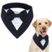 Kuoser dog hill cloth neckerchief dog doghell cloth christmas dogs neckerchiefs dog fly fly for dogs dog hill cloth Big dogs dogs smoking bandana black XS Large black black