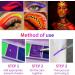 Beteligir 8-Color Water Activated Eyeliner Palette - Neon Face Paint & UV Glow Body Paint - Buy Online on GoSupps.com