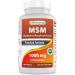 Best Naturals MSM 1000 mg 180 Capsules - Promotes Healthy Joint Function*