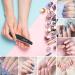 20 Piece Professional Nail File Set - 100/180 Grit Double-Sided Files for Gel & Natural Nails | Reusable for Nail Studios & DIY Nail Art | Black - Buy Online on GoSupps.com