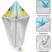 Super Absorbent Pineapple with Sunglasses Hair Towel 2 Pack | Quick Drying Turbans for Women & Girls | Ideal Hair Wrap with Button Twist - Buy Online on GoSupps.com