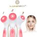 Lumineo Blemish Skin Facial Cleansing Brush - Electric USB with 3 Silicone Heads & Cleansing Gel - Pink for Acne-Prone Oily Skin - Buy Online on GoSupps.com