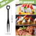 300pcs Disposable Plastic Fruit Forks Plastic Utensils Heavy Duty Disposable Forks Plastic Utensils for Parties Picnics (Black) - Buy Online on GoSupps.com