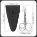 FABINOC Nail Scissors | Curved Cuticle Scissors for Dead Skin | German Quality Stainless Steel Multi-Purpose Sharp Manicure Scissors for Men & Women Cuticle Nail Scissors- Curved - Buy Online on GoSupps.com
