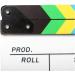 Andoer Acrylic Clapboard Slate 9.6x11.7 with Color Sticks - Director Film Movie Clapper Board for Dry Erase Filming - Buy Online on GoSupps.com
