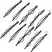 10 Pieces Bobby Pin Hair Pin Geometric Metal Hair Clip Hair Barrettes for Women Girl Minimalist Hair Decorative Wedding Dainty Accessories Headwear () Black