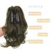 30cm Ashblond Ponytail Hair Extensions - Curly Claw Clip-In Wavy Synthetic Braids for Women - Buy Online on GoSupps.com