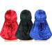 ASHILISIA Crushed Velvet Durag Set - 3 Pieces | Silky Headwraps for 360 Waves - Buy Online on GoSupps.com