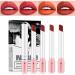 Charm Kiss New Lipstick 4 Colors Matte Lip Tint Stain Set Tube Popular Lipstick Lip Stain Long Lasting 24 hours Waterproof labiales Mate Velvet Lipstick Matte Velvet Lipstick