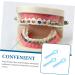 MUCKLILY 150pcs Floss Threaders for Braces and Floss Threader Kit Home Oral Care Easy to Carry - Buy Online on GoSupps.com