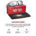 X LOOP Polarized Sports Sunglasses for Men UV400 - Gray/White/Silver Mirror - Buy Online on GoSupps.com