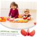 Alipis 9 Pcs Imitation Tomato Fake Tomato for Home Realistic Vegetable Decor Small Vegetable Ornament Red Tomato Figurine Lifelike Vegetable Tomato Artificial Lotus Root Slices Pvc Watermelon Redx3pcs 6.5x3.5cmx3pcs - Buy Online on GoSupps.com