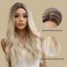 24-Inch Ombre Blonde Wavy Wig for Women - Dark Roots Loose Waves | Glue-Free Daily Cosplay Wig - Buy Online on GoSupps.com