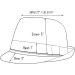 Classic 100% Cotton Twill Fedora Hat - Navy, Large-X-Large - Buy Online on GoSupps.com