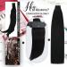 Moresoo Black Tape In Extensions | Real Remy Hair | 55 cm | #1 | 20 Pieces | 50 Grams - Buy Online on GoSupps.com
