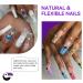 240PCS Gelike EC Square Curved Nail Tips - Preshaped Long Soft Gel Half Cover Extension for Acrylic Nails & Gel Polish - 12 Sizes Curved Square Nails Salon - Buy Online on GoSupps.com