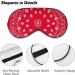 Buy Red Western Paisley Sleep Mask for Women - Adjustable Eye Shades with Elastic Strap for Ultimate Comfort - Buy Online on GoSupps.com