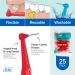 TePe Interdental Brushes Angle Red 0.5 mm Pack of 25 Red 25 count (Pack of 1) - Buy Online on GoSupps.com