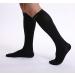 Doc Miller Compression Socks - 15-20mmHg Graduated Compression for Women & Men | Improve Circulation & Alleviate Varicose Veins Black Medium - Buy Online on GoSupps.com