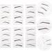 TEHAUX Pochoirs Sourcils Jetables 6 Pi ces Papier Maquillage Sourcils Femmes D butantes Autocollants Pr cision Beaut Usage Quotidien - Buy Online on GoSupps.com