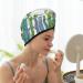 Cartoon Cactus Hair Towel Wrap - Quick Drying Turban with Button for Effortless Hair Drying - Buy Online on GoSupps.com