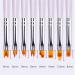 24-Piece Colour Paint Pen Set Pink Petal Pen Nail Brush Short Nail Brush - Buy Online on GoSupps.com