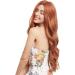 HAIRCUBE Long Auburn Synthetic Curly Hair Wig for Women - Middle Part - Buy Online on GoSupps.com