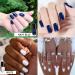 Nail Polish Set - Peel Off Nail Varnish Sapphire Blue & White Color Nail Polishes Non Toxic with Water Based Formula Gel Nail Polish No Need Cure for Teens Girls Women Kids Set: B117 +B118 - Buy Online on GoSupps.com