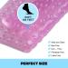 YINENN Square Shower Mat 21 x 21 inches | Non Slip, Washable with Suction Cups and Drain Holes | Purple Bathroom Mat - Buy Online on GoSupps.com