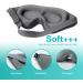 Sleep Eye Mask for Men & Women - 3D Zero Eye Pressure 100% Light Blocking Soft Travel Shade - Pink - Buy Online on GoSupps.com