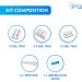 French-Made Reusable Suppository Molds Kit - 3 Sizes (1ml 2ml 3ml) - 4 Trays Multi - Buy Online on GoSupps.com