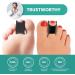 Welnove Bunion Protector for Women - Toe Separator & Spacer, 6 Count, 3 Sizes, Black - Buy Online on GoSupps.com