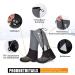 Hikenture Waterproof Gaiters for Men & Women - Protect Trousers & Shoes from Snow Rain & Insects | Ideal for Hiking Hunting & Biking - Buy Online on GoSupps.com