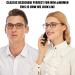 Blue Light Blocking Computer Reading Glasses | Flexible TR90 Frames | Anti Glare for Men & Women | Lightweight & Comfortable | +2.0 | 4 Pack - Buy Online on GoSupps.com