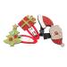 FRCOLOR 2 Sets Children's Hairpin Pumpkin Hair Bow Barrette Hair Accessories Santa Claus Hairpin Xmas Hair Kids Hairpin Kids Barrettes for Hair Kids Lovely Barrette Cute Zinc Alloy Clip