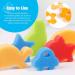 LEOBRO 30pcs Sponge Painting Shapes for Toddlers - Assorted Patterns for Early Learning - Buy Online on GoSupps.com