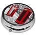London Red Telephone Booth Mini Pill Box | 3 Compartment Travel Organizer | Portable Medicine Case for Home & Office - Buy Online on GoSupps.com