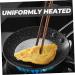 Milisten Frying Pan Mini Pancake Pan Mini Skillet Pancake Pan Nonstick Egg Frying Nonstick Cookware Mini Cooker Poached Egg Cooker Egg Cookers Pans Stainless Steel Corn Cake Non Stick Child - Buy Online on GoSupps.com