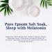 Dr Teal's Pure Epsom Salt Melatonin Sleep Soak 3 lb - Pack of 4 | Relaxing Essential Oil Blend - Buy Online on GoSupps.com