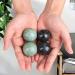 Milisten 4pcs Marble Baoding Balls - Solid Hand Massage Balls for Health & Exercise | Chinese Massage Therapy - Buy Online on GoSupps.com