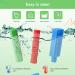Chew Pencil Topper Set - 8 Pack Silicone Chewing Chains & Bite Rings for Kids with Autism & ADHD - Chewable Jewelry Toys in Red Blue & Green - Buy Online on GoSupps.com