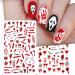 Skeleton Bloody Scar 3D Manicure Decorations Halloween Nail Stickers Halloween Nail Art Nail Decals(1) Style1 - Buy Online on GoSupps.com