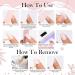 Semi Cured Gel Nail Strips - 20PCS Semi Cured Nail Wraps - Purple Gel Nail Stickers - Long Lasting Gel Nail Stickers - French Tip Stickers French Manicure Stickers Decals (UV/LED Lamp Required)  - Buy Online on GoSupps.com
