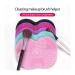 Silicone Brush Cleaner Mat - Makeup Cleaning Gel for Foundation Brushes - Pink Scrubber Pad - Buy Online on GoSupps.com