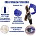 EONFAVE Silk Fiber 5D Mascara blue telescopic mascara for eyelashes waterproof and smudgeproof quickdrying nonclogging mascara long eyelashes blue eyes makeup blue 10 ml 1er Pack - Buy Online on GoSupps.com