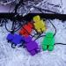 Colonet Sensory Silicone Teething Ring for ADHD & Autism - 5 Pack Biting Relief for Kids (Robot Design) - Buy Online on GoSupps.com