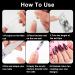 Buy Ywinler Artificial Long Coffin Nail Tips - False Nails with Box Clipper & File for Perfect Manicure - International Shipping Available - Buy Online on GoSupps.com